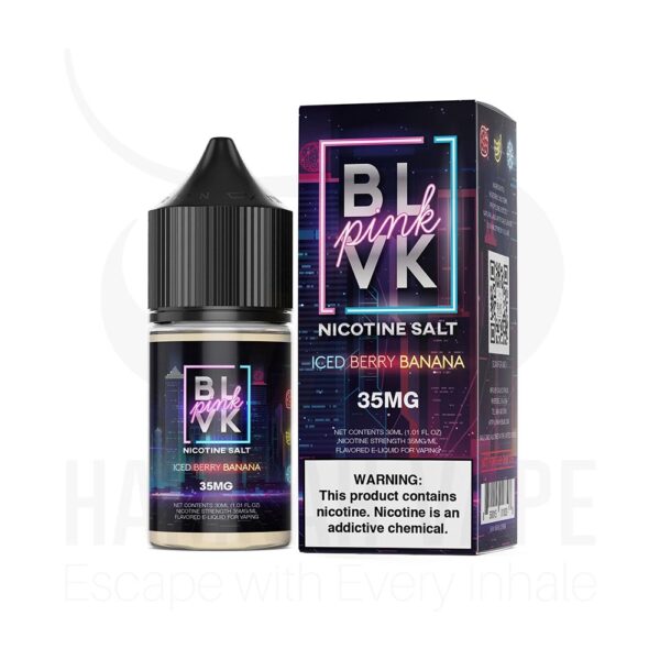 BLVK SALT STRAWBERRY BANANA ICE