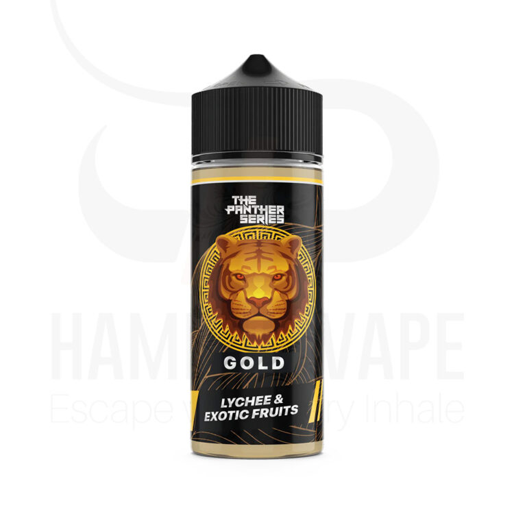 جویس دکتر ویپز انبه لیچی گوآوا یخ – DR VAPES GOLD PANTHER 120ML