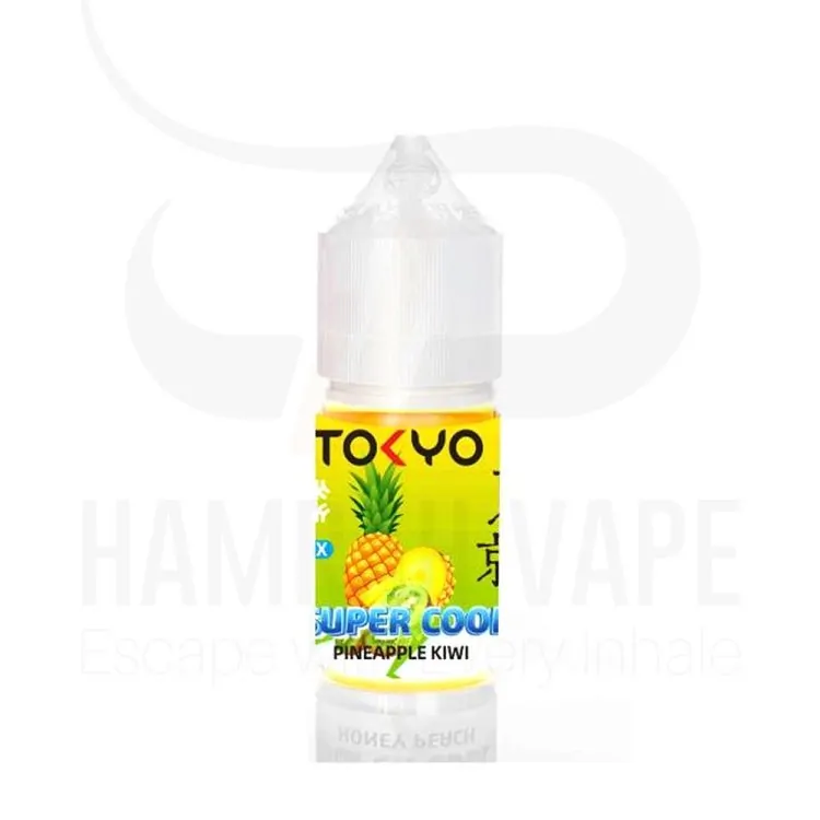 سالت نیکوتین سوپرکول بمب آناناس کیوی یخ برند توکیو – TOKYO SUPER COOL PINEAPPLE KIWI Salt 30ML